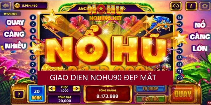 Giao diện game khoa học và cực kỳ đẹp mắt