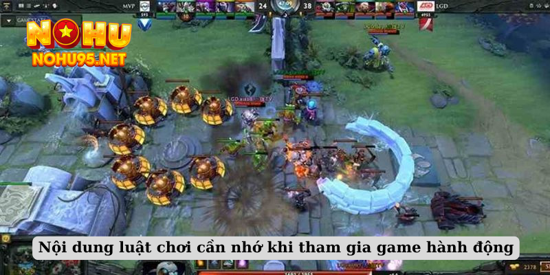 Nội dung luật chơi cần nhớ khi tham gia game hành động