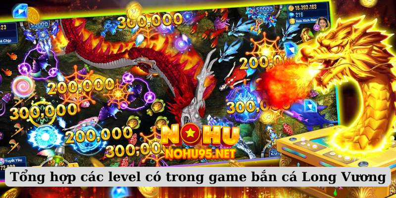 Tổng hợp các level có trong game bắn cá Long Vương